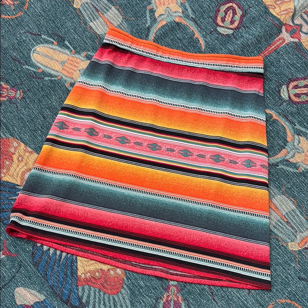 Gorgeous like new Double D Ranch Striped Multi-Color Women’s Skirt S